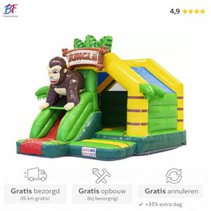 springkussen gorilla huren.