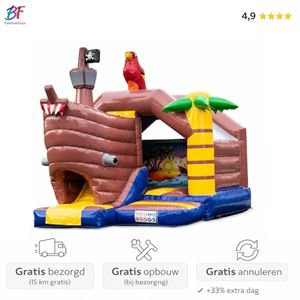 Piraat springkussen
