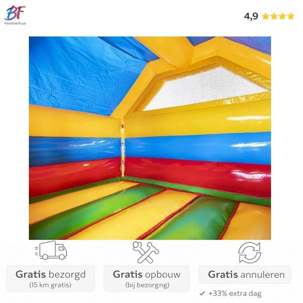 binnenzijde springkussen amazone safari huren